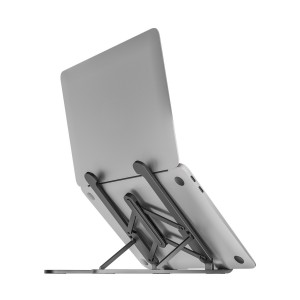 SOPORTE SOBREMESA AISENS AJUSTABLE PARA PORTATIL TABLET GRIS OSCURO