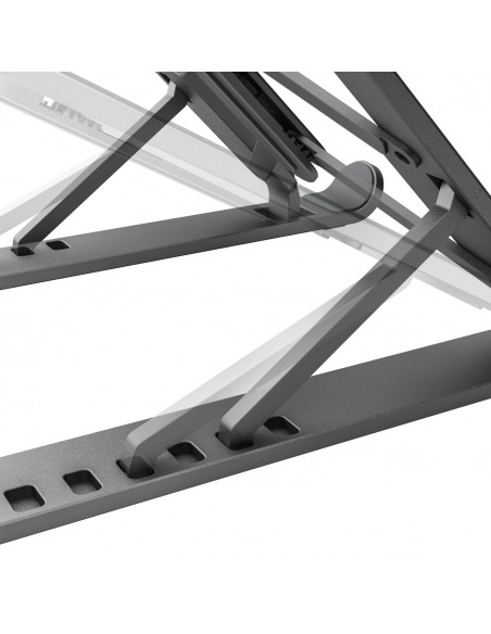 SOPORTE SOBREMESA AISENS AJUSTABLE PARA PORTATIL TABLET GRIS OSCURO