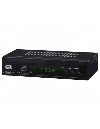 DECODIFICADOR TDT TREVI 3378 T2 HDMI USB 2 MANDOS