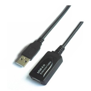 CABLE AISENS USB 2.0 PROLONGADOR AMPLIFICADOR A M-A H 15M NEGRO