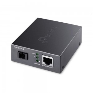 CONVERSOR MEDIOS TP LINK TL-FC311A-2 MONO MODE WDM A-2 SC-RJ45 GIGA 20 KM 2