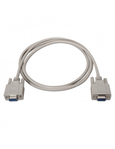 CABLE AISENS SERIE RS232 DB9 H-DB9 H BEIGE 1.8M