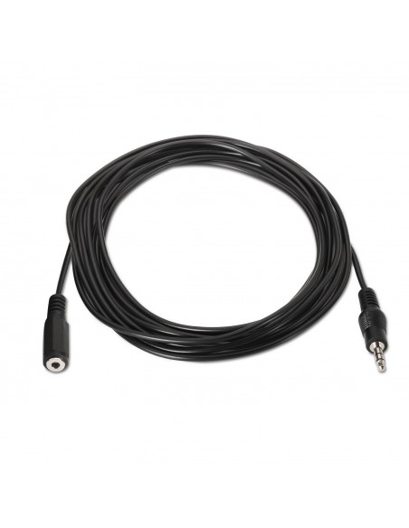 CABLE AISENS AUDIO ESTEREO JACK 3.5 M-JACK 3.5 H NEGRO 3.0M