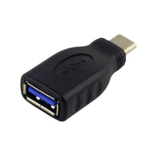ADAPTADOR AISENS USB 3.1 GEN1 5GBPS 3A TIPO USB-C M-A H NEGRO