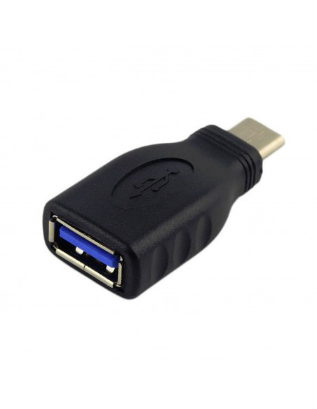 ADAPTADOR AISENS USB 3.1 GEN1 5GBPS 3A TIPO USB-C M-A H NEGRO