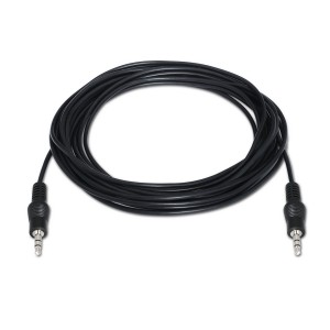 CABLE AUDIO AISENS ESTEREO JACK 3.5 M-JACK 3.5 M NEGRO 10M