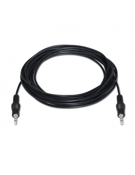 CABLE AUDIO AISENS ESTEREO JACK 3.5 M-JACK 3.5 M NEGRO 10M