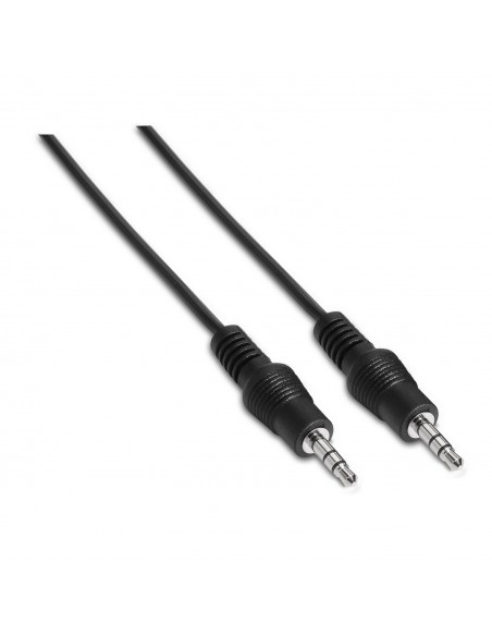 CABLE AUDIO AISENS ESTEREO JACK 3.5 M-JACK 3.5 M NEGRO 10M