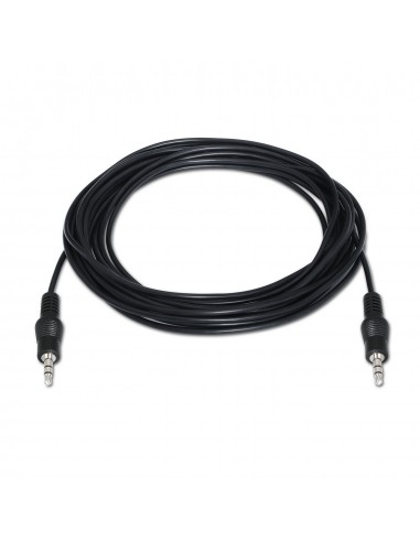 CABLE AISENS AUDIO ESTEREO JACK 3.5 M-JACK 3.5 M NEGRO 3.0M