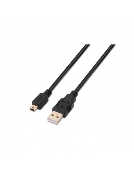 CABLE AISENS USB 2.0 TIPO A M-MINI B M NEGRO 1.0M