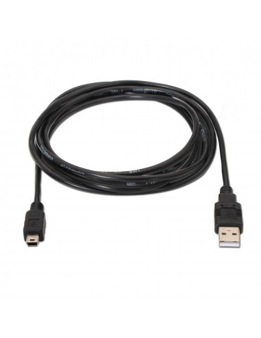 CABLE AISENS USB 2.0 TIPO A M-MINI B M NEGRO 1.0M