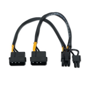 CABLE AISENS TARJETA GRA?FICA 2XMOLEX 4PIN M-PCI-E(MOLEX 6+2PIN) M 20CM 2