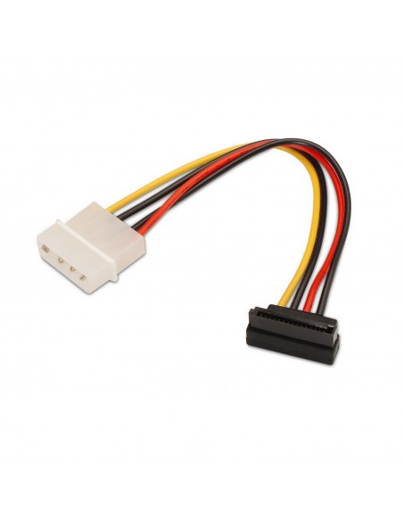 CABLE AISENS SATA ALIMENTACIÃ“N ACODADO MOLEX 4PIN M-SATA H 16CM