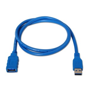 CABLE AISENS USB 3.0 TIPO A M-A H AZUL 1.0M 2