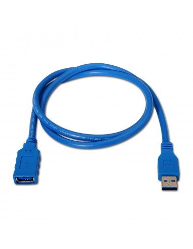 CABLE AISENS USB 3.0 TIPO A M-A H AZUL 1.0M