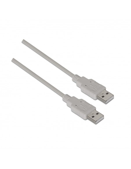 CABLE AISENS USB 2.0 TIPO A M-A M BEIGE 2.0M