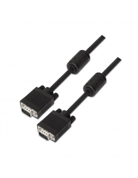 CABLE AISENS SVGA CON FERRITA HDB15 M-HDB15 M NEGRO 1.8M