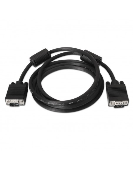 CABLE AISENS SVGA CON FERRITA HDB15 M-HDB15 M NEGRO 1.8M
