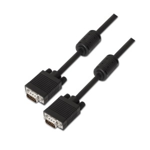 CABLE AISENS SVGA CON FERRITA HDB15 M-HDB15 M NEGRO 20M