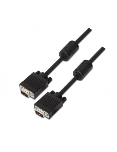 CABLE AISENS SVGA CON FERRITA HDB15 M-HDB15 M NEGRO 20M