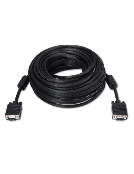 CABLE AISENS SVGA CON FERRITA HDB15 M-HDB15 M NEGRO 20M