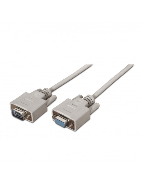 CABLE AISENS SERIE RS232 DB9 M-DB9 H BEIGE 1.8M