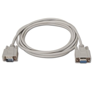 CABLE AISENS SERIE RS232 DB9 M-DB9 H BEIGE 1.8M 2