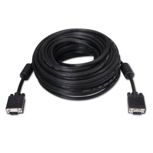 CABLE AISENS SVGA CON FERRITA HDB15 M-HDB15 M NEGRO 25M 2