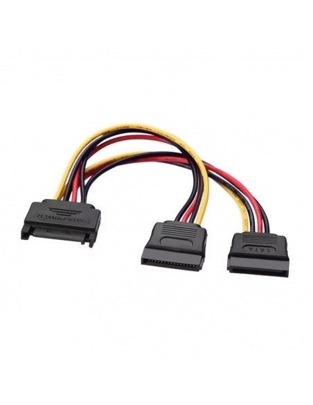 CABLE ALIMENTACION AISENS SATA M-2XSATA H 20CM