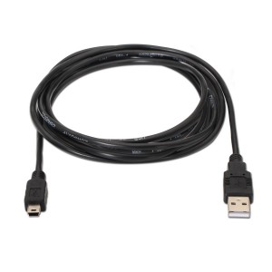 CABLE AISENS USB 2.0 TIPO A M-MINI B M NEGRO 0.5M 2