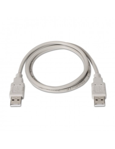CABLE AISENS USB 2.0 TIPO A M-A M BEIGE 1.0M