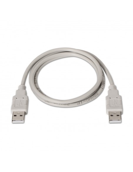 CABLE AISENS USB 2.0 TIPO A M-A M BEIGE 1.0M
