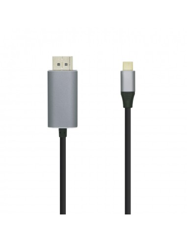 CABLE CONVERSOR AISENS USB-C A DISPLAYPORT 4K60HZ NEGRO 0.8M