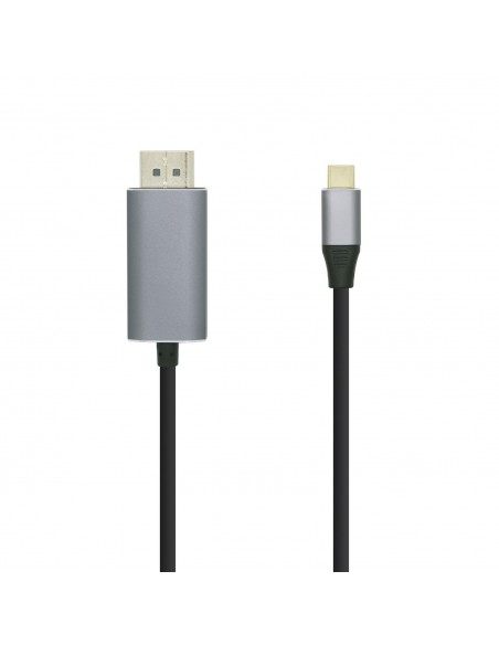 CABLE CONVERSOR AISENS USB-C A DISPLAYPORT 4K60HZ NEGRO 0.8M