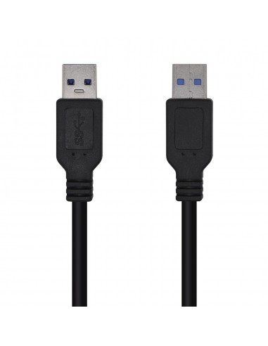 CABLE AISENS USB 3.0 TIPO A M-A M NEGRO 2.0M