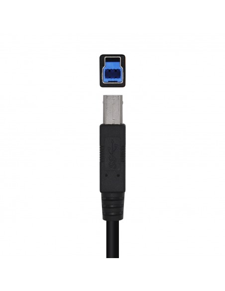 CABLE AISENS USB 3.0 IMPRESORA TIPO A M-B M NEGRO 2.0M
