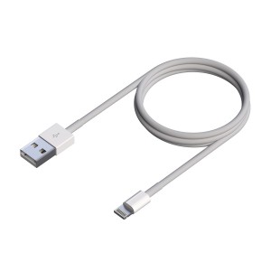 CABLE AISENS USB 2.0 LIGHTNING M-USB-A M BLANCO 0.5M 2