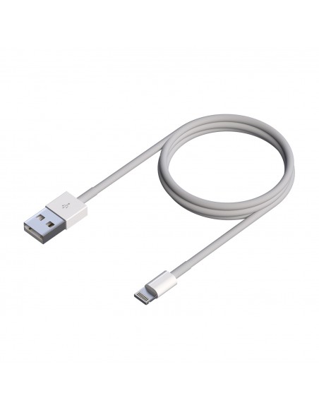 CABLE AISENS USB 2.0 LIGHTNING M-USB-A M BLANCO 0.5M