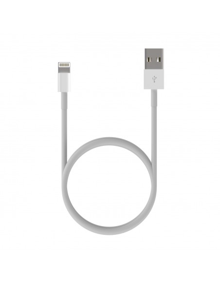CABLE AISENS USB 2.0 LIGHTNING M-USB-A M BLANCO 0.5M