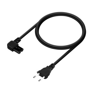 CABLE ALIMENTACION AISENS ACODADO FORMA 8 CEE7 16 M-C7 H 3mts 2