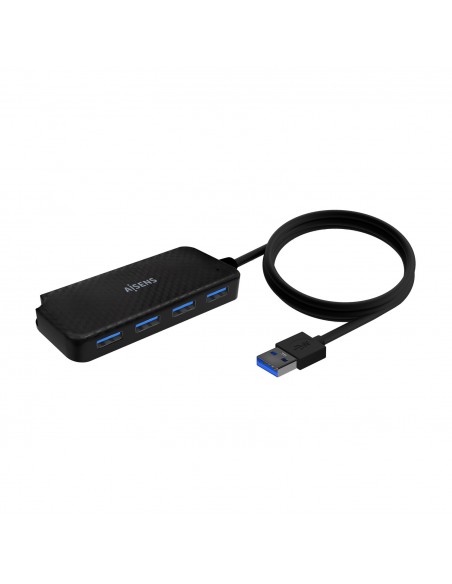 HUB AISENS USB 3.0 TIPO A M-4XTIPO A H NEGRO 60CM