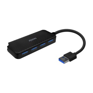 HUB AISENS USB 3.0 TIPO A M-4XTIPO A H NEGRO 15CM