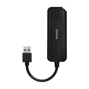 HUB AISENS USB 3.0 TIPO A M-4XTIPO A H NEGRO 15CM 2