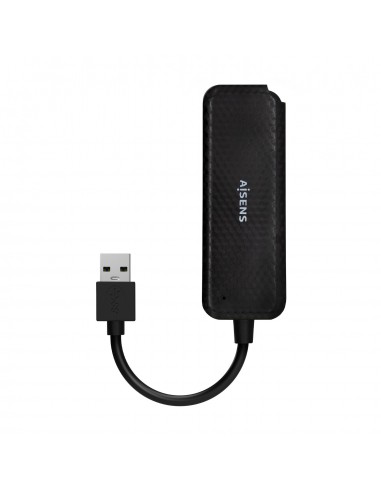 HUB AISENS USB 3.0 TIPO A M-4XTIPO A H NEGRO 15CM