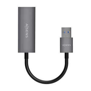 CONVERSOR AISENS USB 3.0 A ETHERNET GIGABIT GRIS 15CM 2