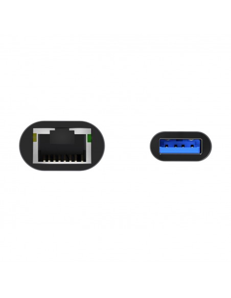 CONVERSOR AISENS USB 3.0 A ETHERNET GIGABIT GRIS 15CM