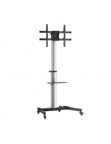 SOPORTE SUELO AISENS RUEDAS BANDEJA DVD PANTALLA 50KG 37-86