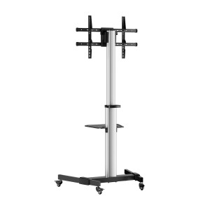 SOPORTE SUELO AISENS RUEDAS BANDEJA DVD PANTALLA 50KG 37-86 2