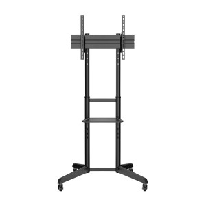 SOPORTE SUELO AISENS RUEDAS BANDEJA DVD PANTALLA 50KG 37-70 2