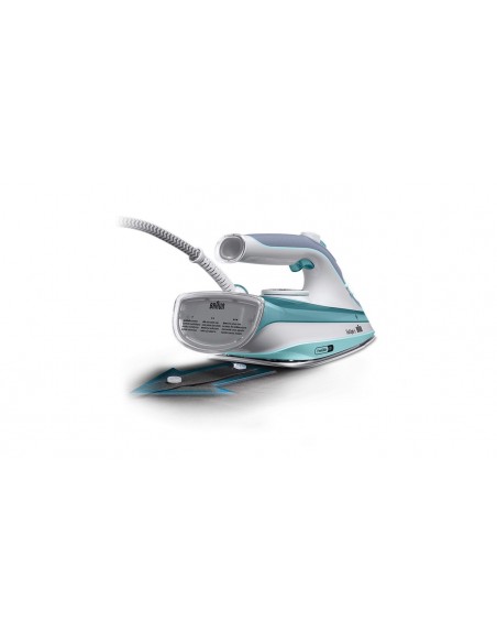 PLANCHA DE VAPOR BRAUN TEXSTYLE 5 SI5017GR 2700W GRIS-TURQUESA